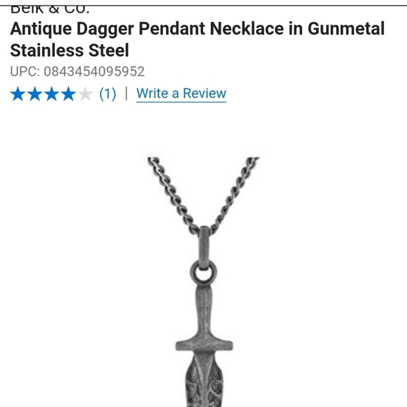 Mens Necklace - Picture 2 of 2